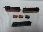 HO Gauge Box Car, Flat Bed With Dozers,Caboose, Very Good Condition--6 Inches  — photo 5