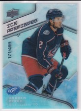 2019-20 Upper Deck Ice Premieres Blue Andrew Peeke Rookie 171/499 Columbus Blue