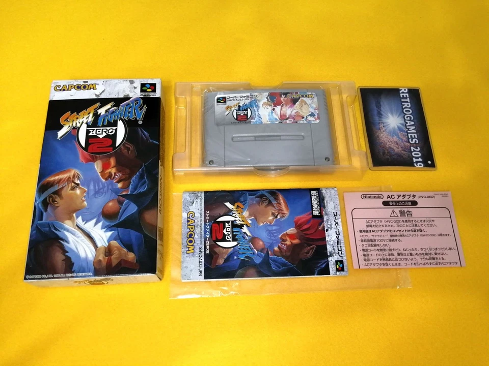 STREET FIGHTER ZERO 2   NINTENDO SUPER FAMICOM  /  SNES - Image 2 of 4