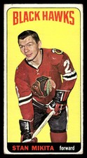 1964 TOPPS STAN MIKITA 31 VG HOCKEY CHICAGO BLACKHAWKS