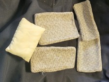 Vintage Mattel Barbie Mid-Century Modern Furniture 1958  Couch Cushions Pillow 