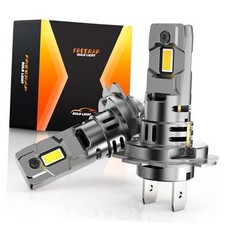 Upgraded/LL Bulbs, 36000 LM 800 Super Bighter Fog Light Bulbs, 6500K Cool H7