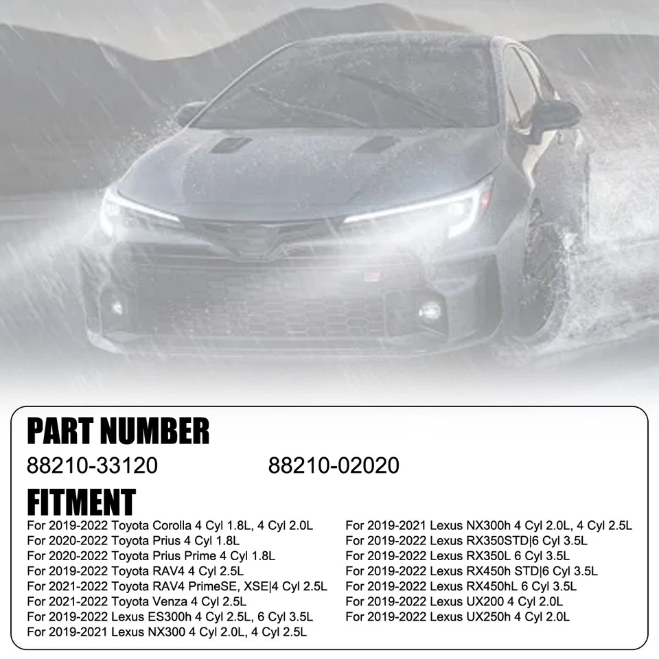 Sensor de radar de onda controle de cruzeiro fabricante de equipamento original 8 pinos para Toyota Corolla RAV4 88210-02020 - Imagem 2 de 4