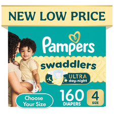 Pampers Swaddlers Ultra Day Night Diapers Size 3 TO 8