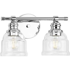 Progress Lighting P300374 Ambrose 2 Light 13"W Bathroom Vanity - Chrome