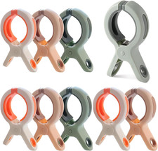 Set Di 9 Mollette per Asciugamani Da Spiaggia, Grandi Mollette Da Spiaggia, Moll