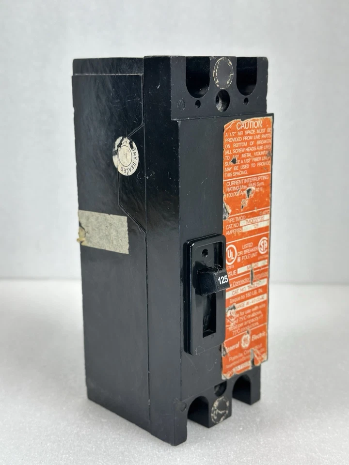 GE 2 Pole 125A 240V Main Breaker TMQD22125 - Image 2 of 4