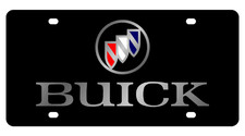 Buick Logo Black Acrylic License Plate Buick Logo Black Acrylic License Plate