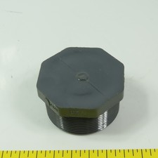 Spears D2464 2" PVC Schedule 80 Hex Head Threaded Plug Pipe Fitting