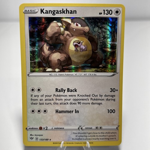 Kangaskhan #133/189 SWSH03: Darkness Ablaze Holo Rare - Pokemon Cards