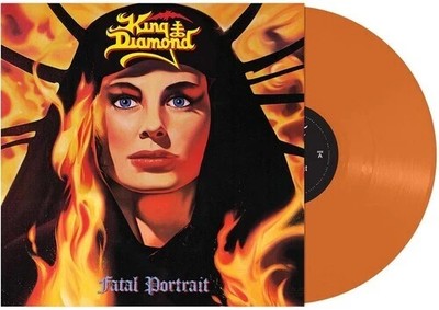King Diamond Fatal Portait ORANGE Colored Vinyl, Limited Edition, Download, NEW