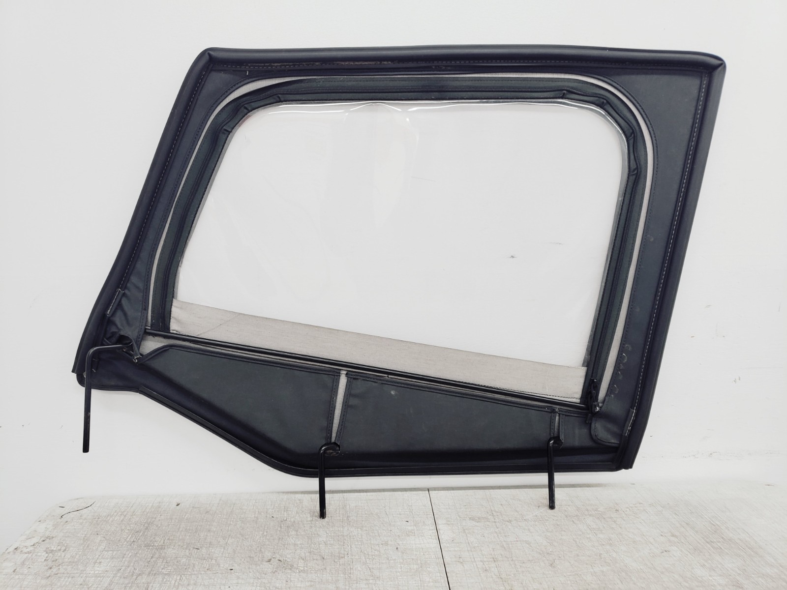 Bestop Upper Door for 87-95 Jeep Wrangler YJ Half Door Window SKIN & FRAME Black