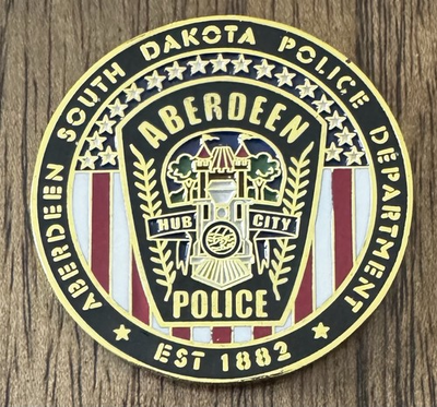 #ad Aberdeen Police Department SD Challenge Coin 273 2009 $35.00