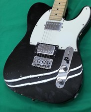 (SQUIER) CONTEMPORAIN TELECASTER corps peuplier d'occasion touche en érable...