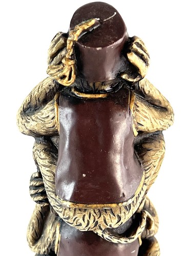 Three Wise Monkeys Resin Statue - Hear No Evil - See No Evil - Speak No Evil - 8"1/2 - Bild 10 von 22