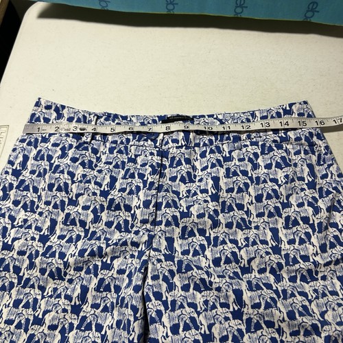 Talbots die perfekte Bermuda Shorts Größe 6 zierlich weiß Elefanten Stretch Tasche - Bild 7 von 8