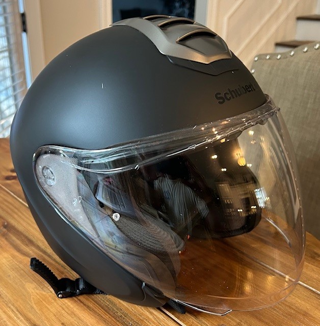 Used Black Schuberth M1 PRO Motorcycle Tour Jet Helmet | XXL/62-63