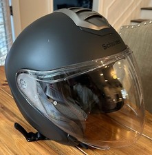 Used Black Schuberth M1 PRO Motorcycle Tour Jet Helmet | XXL