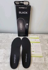 Superfeet Black Low Arch Insoles Size E Men's 9.5-11 Women's 10.5-12 3410