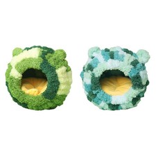 Bird Nest for Cage Parrot Hut Easy to Install with Detachable Cushion Bird