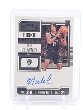 NOAH CLOWNEY 2023-24 CONTENDERS ROOKIE TICKET AUTOGRAPH AUTO #117 NETS Q1134