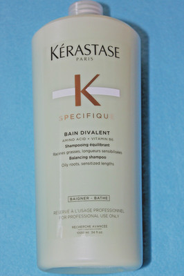 1000ml KERASTASE SHAMPOO bain divalent SPECIFIQUE VORRATSFLASCHE