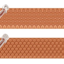 Leather Stamps,2Pcs Stamping Tools for Craft Working E803 BK113