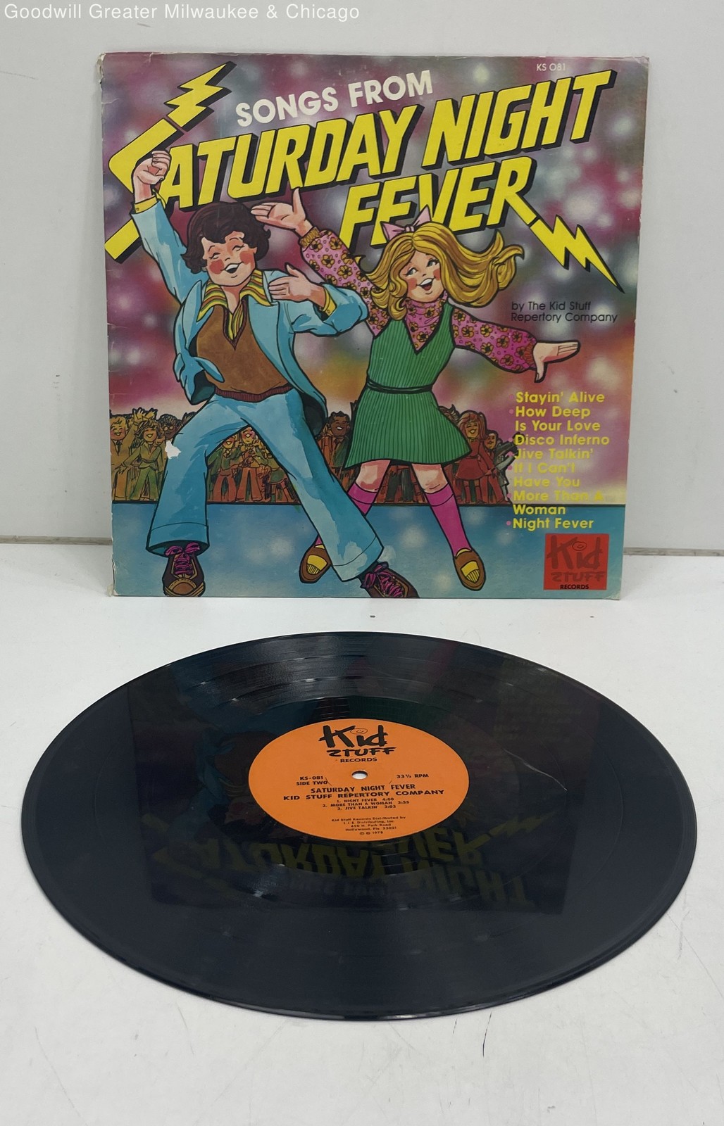 Feaver Cartoon Saturday Night Fever Record | eBay