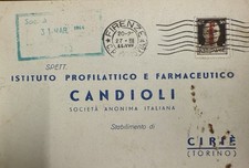 storia postale rsi 30 Cent Tiratura Di Firenze Su Cartoncino 21/3/44