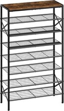 8-Tier Tall Shoe Rack Organizer Shoe Storage for Entryway 24-32 Pairs Metal