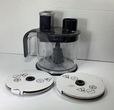 Pampered Chef 100272 Flex Plus 6 Cup Food Processor And Extra Blades