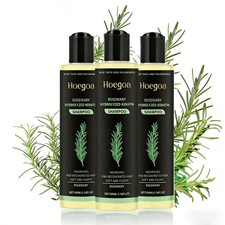 3Pcs Rosemary Hair Growth Shampoo Thickening Hydrolyzed Keratin Dry Frizzy Damag