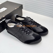 Retro Onitsuka Tiger MEXICO 66 Mens Womens Sneakers Black 1183C102-002 D4J2L9090