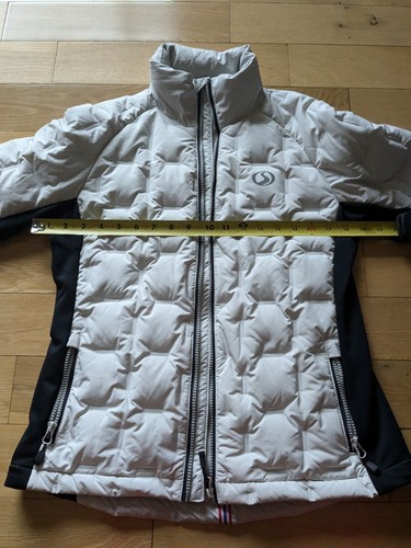 'Summit Of Norway' 90/10 Down/Feather Lined Down Jacket Cube Quilt White Size 36 - Picture 24 of 24