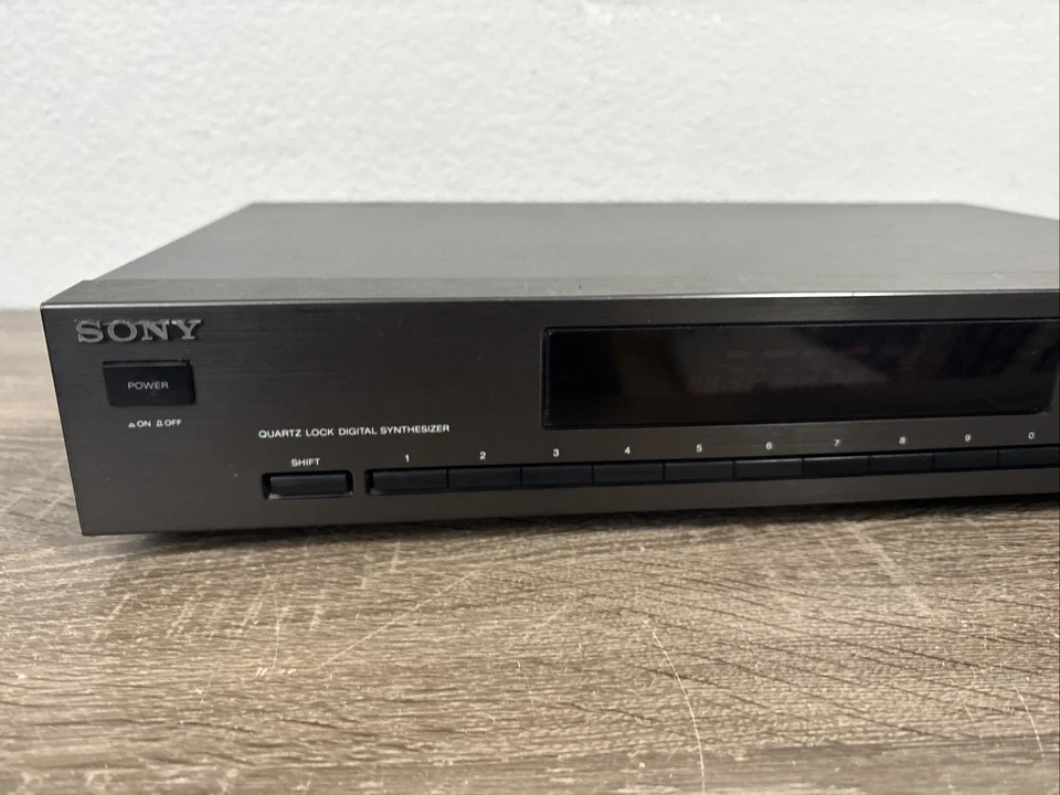 Receptor estéreo de audio Sony FM AM ST-JX521 gris probado funciona Foto 3 de 4