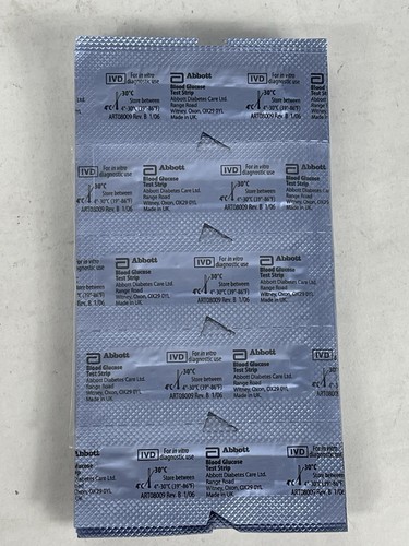Freestyle Precision Neo Blood Glucose 50 Test Strips Exp 12-31-2025 No Box - Picture 5 of 5