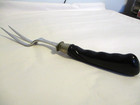 Vtg Craftsman Stainless USA Carving Serving  Fork Black Handle — photo 1