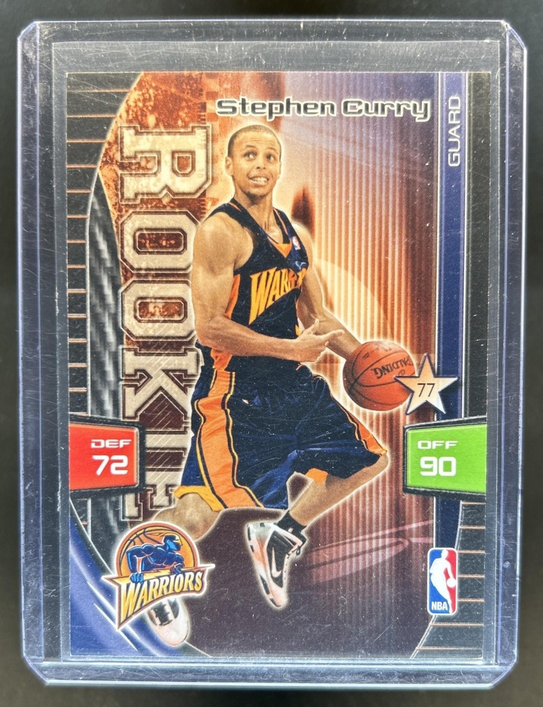 2009-10 Panini Adrenalyn XL Stephen Curry Rookie RC Wizards