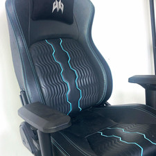 Acer Predator Gaming Chair Black Faux Leather Ergonomic High Back Swivel