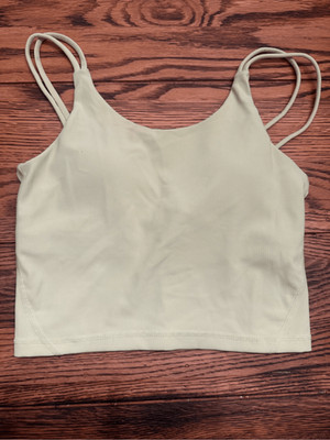 Wilo Melbourne Australia ribbed long line sports bra size S