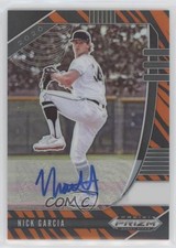2020 Panini Prizm Draft Picks Tiger Stripes 6/25 Nick Garcia #PDP79 Auto 2a9