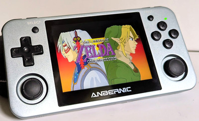 ANBERNIC RG 350M 16G Retro Gaming Handheld Console, Case, User Manual