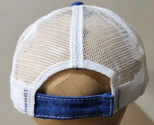 Philadelphia Phillies Phanatic Distressed Cap Royal Blue & White Mesh HAT - Picture 13 of 17