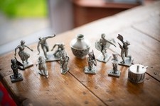 Vintage - Royal Selangor Pewter Figurines Bundle - Mixed Job Lot - X 11