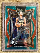 2024-25 Select Zaccharie Risacher Green Stars Prizm #86 RC