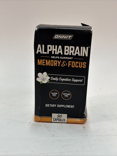 ONNIT Alpha Brain Nootropic Brain Supplement for Men & Women | 90 Caps