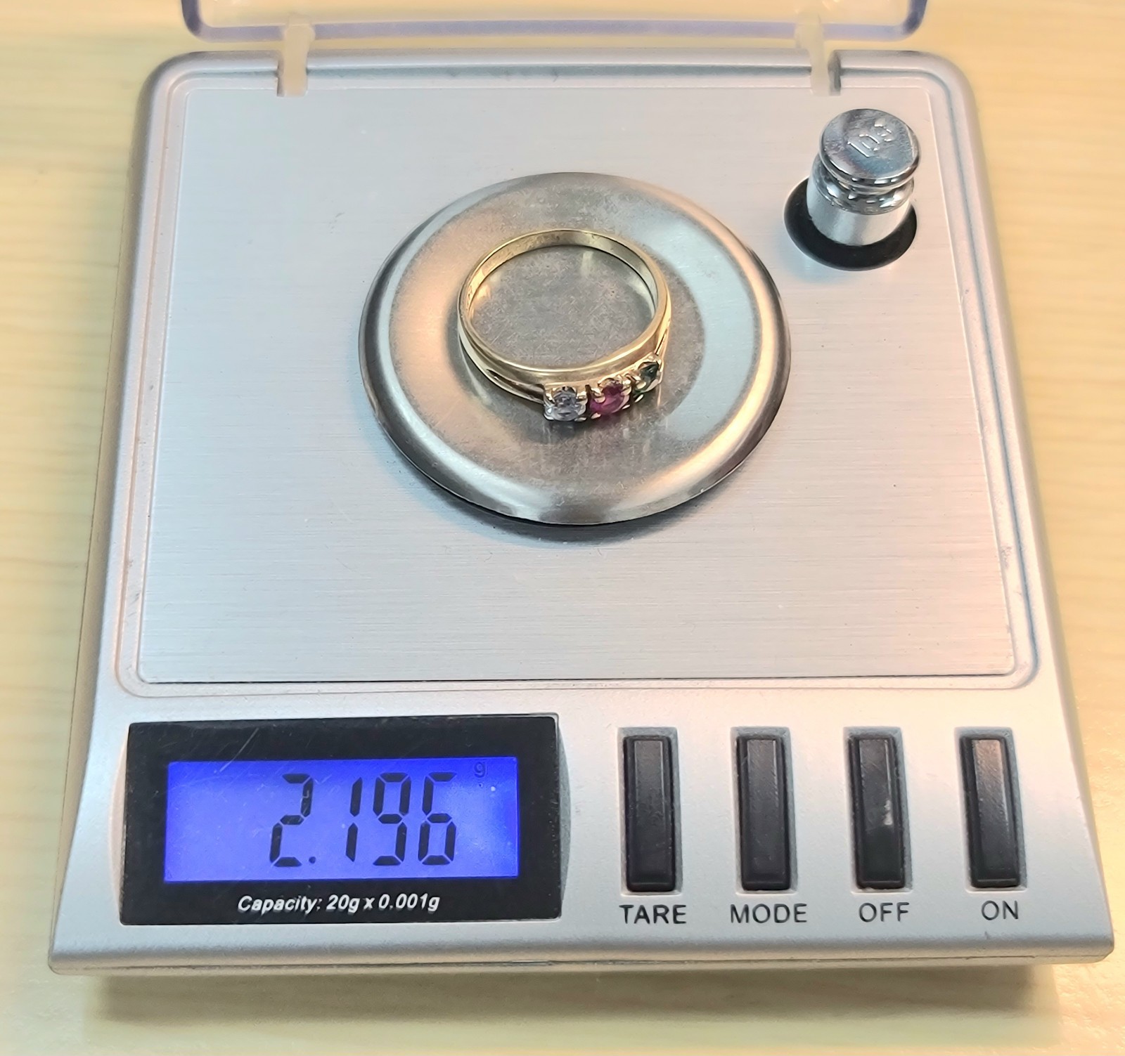 Vtg 10k Solid Yellow Gold Ruby Topaz Tourmaline R… - image 17