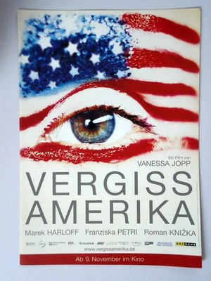 Vergiss Amerika - Marek Harloff, Roman Knizka, Franziska Petri - Flyer/Filminfo