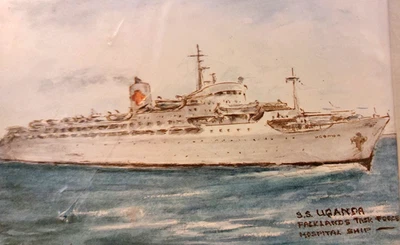 2 Kay Seear Prints, SS Uganda & The Great White Whale 1932 - Image 1 of 2