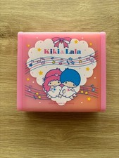 Vintage Sanrio Little Twin Stars Cosmetic Jewelry Mini Box Accessory Case